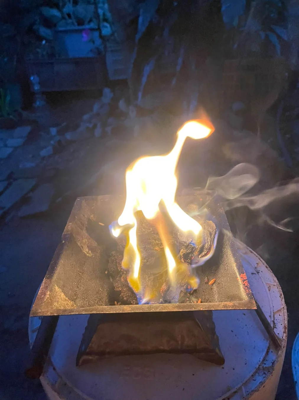 Fuego en un contexto ritual